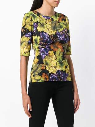 Dolce & Gabbana printed fitted top