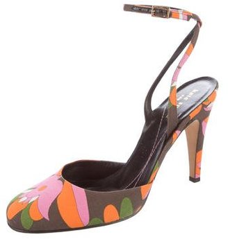 Kate Spade Round-Toe Floral Pumps