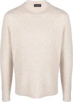 Thumbnail for your product : Roberto Collina Crew-Neck Mélange-Effect Jumper