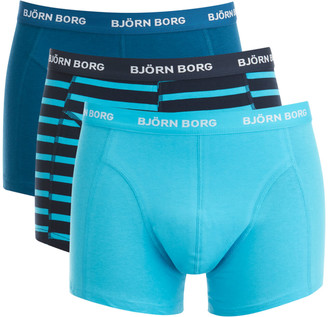 Bjorn Borg Men's 3 Pack Stripe Detail Boxers