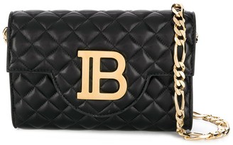 Balmain quilted leather Bbag cross-body