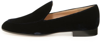 Gianvito Rossi Marcel Suede Moccasin Flat