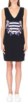 Thumbnail for your product : Mother of Pearl Eda embroidered wool shift dress