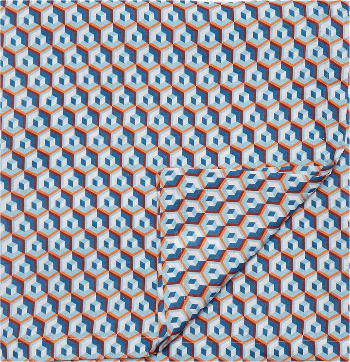 La DoubleJ Medium Tablecloth (180X280) Cubi Blue