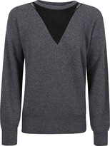Carded Mix Wool Yarn Sweater 