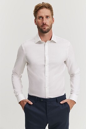 Country Road Slim Fit Textured Travel Shirt