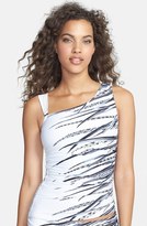 Thumbnail for your product : CoCo Reef 'Floating Reeds' One-Shoulder Tankini Top