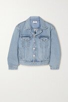 Thumbnail for your product : AGOLDE + Net Sustain Blanca Gathered Organic Denim Jacket