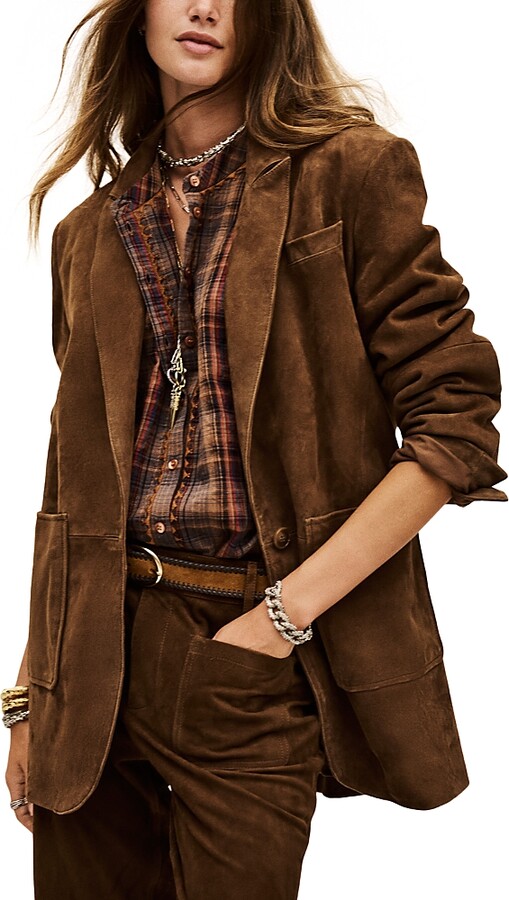 BA&SH ba & sh Mosty Suede Blazer