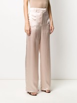 Thumbnail for your product : Tom Ford High-Rise Wide-Leg Satin Trousers