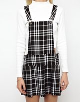 Thumbnail for your product : Tripp NYC Checked Pinafore Dress