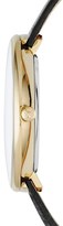 Thumbnail for your product : Skagen 'Gitte' Round Slim Leather Strap Watch, 38mm