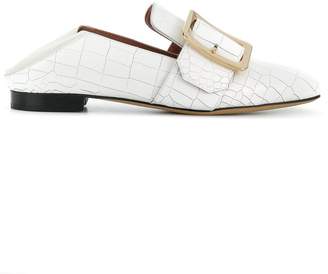 Bally slip-on buckle loafers