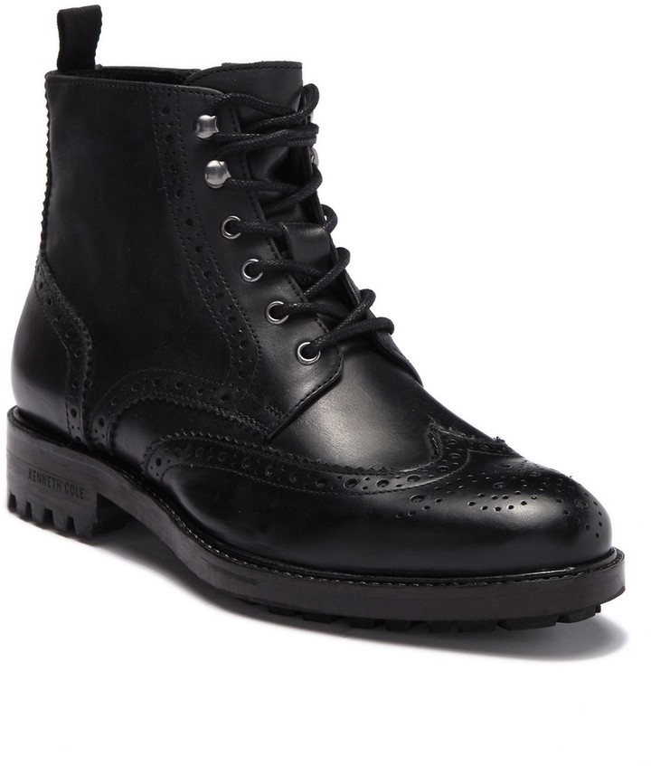 kenneth cole reaction design wingtip boot