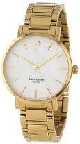 Thumbnail for your product : Kate Spade 1YRU0002 Lady Yellow Gold Steel Bracelet MOP Dial Watch
