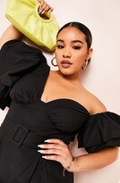 Thumbnail for your product : ASOS DESIGN One-Shoulder Ruffle Sleeve Poplin Jumpsuit