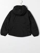 Thumbnail for your product : K Way Kids Logo-Patch Reversible Padded Jacket