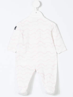Versace wavy logo stripe pyjama
