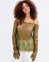 Thumbnail for your product : BBall Mesh Lace Glove Top