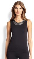 Thumbnail for your product : Wolford Samantha Embellished Neckline Top