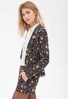 Thumbnail for your product : Forever 21 FOREVER 21+ Contemporary Floral and Bird Print Blazer
