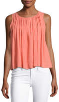 Thumbnail for your product : J Brand Isla Sleeveless Pleated Top