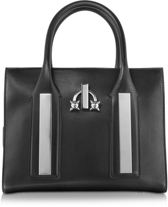 DSQUARED2 Twin Peaks Black Leather Tote Bag