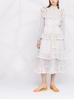Thumbnail for your product : Zimmermann Aliane ruffled midi dress