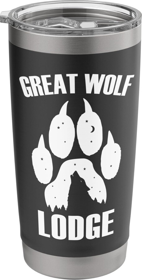 Great Wolf Lodge Family Matching Funny Great Wolf Lodge Lovers Outdoor Adventure Enthusiast Stainless Steel Insulated Tumbler