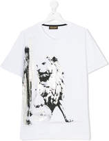 Thumbnail for your product : Roberto Cavalli lion print T-shirt