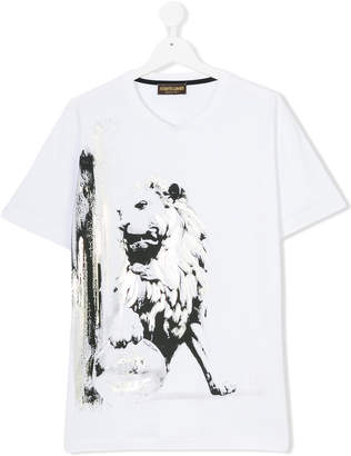 Roberto Cavalli lion print T-shirt