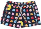 Thumbnail for your product : MC2 Saint Barth Pac Man Print Nylon Swim Shorts