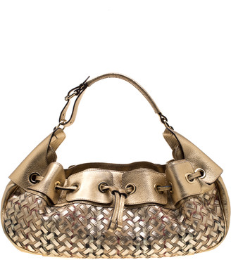 burberry purses gold