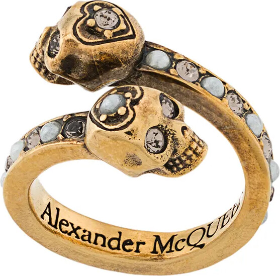 Alexander McQueen Wrap-Around Skull Ring
