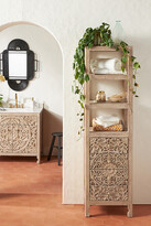 Thumbnail for your product : Anthropologie Handcarved Lombok Storage Cabinet Grey