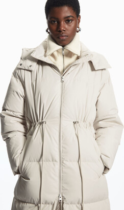 Cos The Recycled Down Padded Coat COS Hooded Recycled Down Puffer