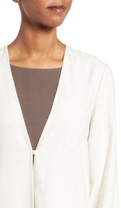 Eileen Fisher Women's Silk V-Neck Long Jacket