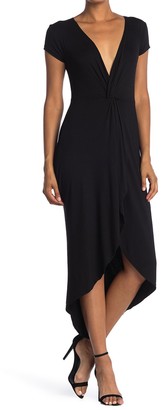 velvet torch midi dress