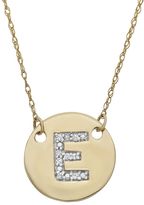 Thumbnail for your product : YellOra Diamond Accent Initial Necklace