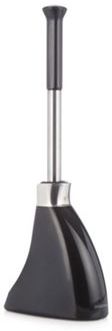 Simplehuman Black stainless steel crescent toilet brush holder