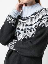 Thumbnail for your product : Autumn Cashmere relaxed-fit fair isle knit jumper