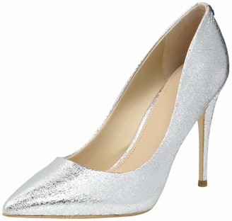 guess silver heels