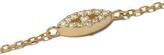 Thumbnail for your product : Feidt Paris 18kt Yellow Gold Diamond Eye Charm Bracelet