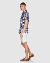Thumbnail for your product : yd. Vito Floral Short Sleeve Shirt