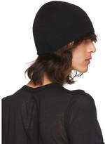 Thumbnail for your product : Rick Owens Black Small Cashmere Beanie