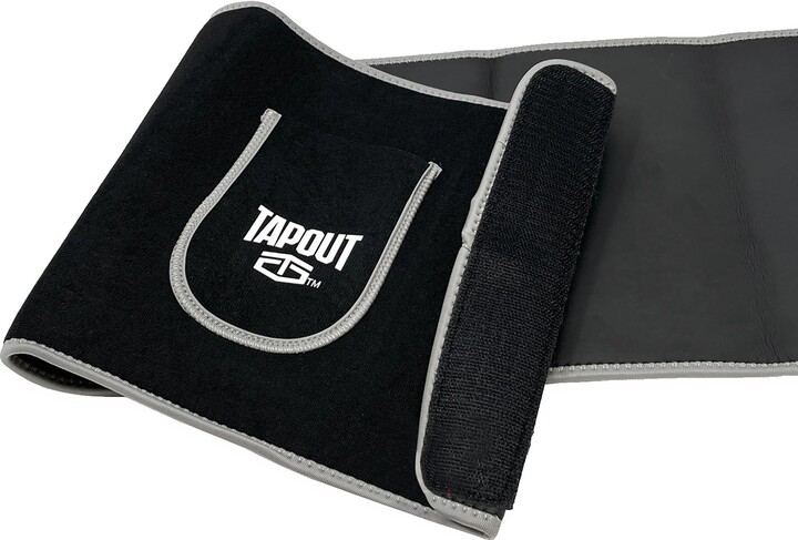 Tapout 10" Slimmer Belt with Pocket, Black