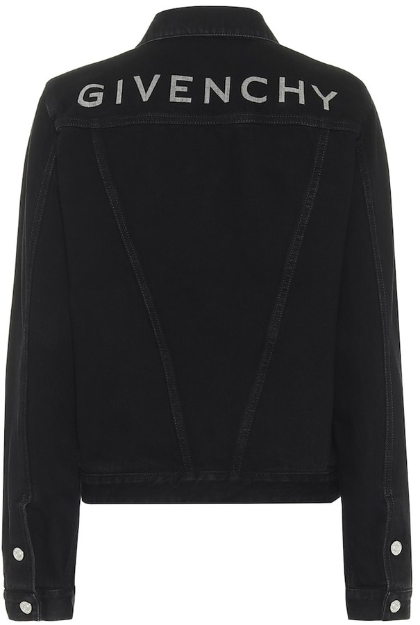 givenchy black denim jacket