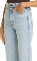 Thumbnail for your product : KHAITE High Waist Crop Jeans