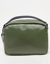 Thumbnail for your product : Rains box bag in shiny olive
