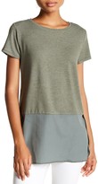 Thumbnail for your product : Romeo & Juliet Couture ROMEO &JULIET COUTURE Woven Hem Tee